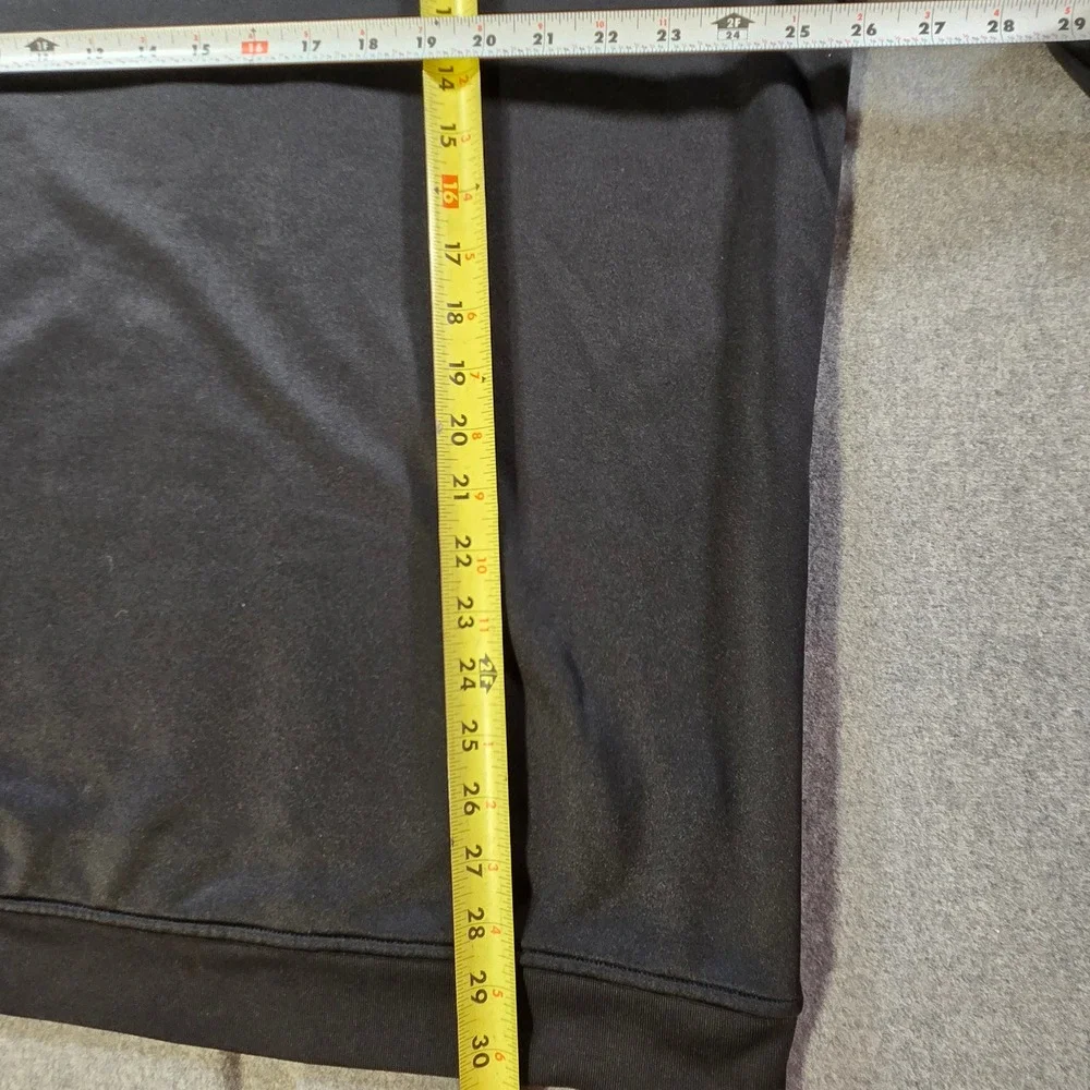 Adidas Golf Climalite Mens 2XL Black Quarter Zip Pullover‎ Sweatshirt